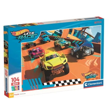 Puzzle, Hot Wheels, 104 db, 40x27 cm dob.