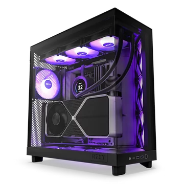 NZXT H6 Flow RGB (2023) Tempered Glass Matte Black