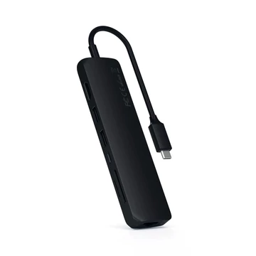 Satechi 6-in-1 USB-C Slim Multiport Adapter - Black