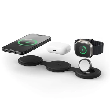 Satechi OntheGo 3-in-1 Wireless Charger - Black