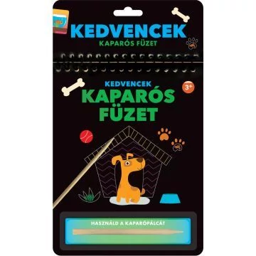Kaparós füzet - Kedvencek foglalkoztató könyv