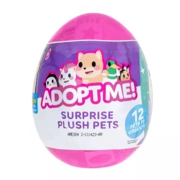 Adopt Me meglepetés plüss tojás virtuális kóddal 13 cm-es plüssfigurával (3. széria)