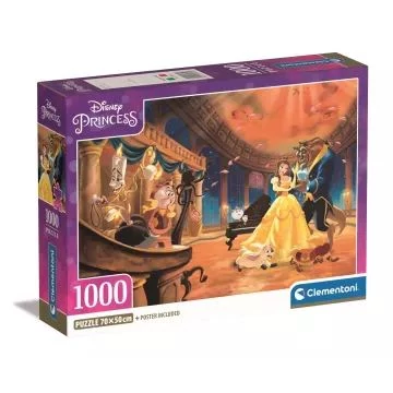 Clementoni: A szépség és a szörnyeteg - 1000 darabos puzzle