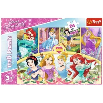 Trefl: Disney hercegnők - Az emlékek varázsa Maxi puzzle - 24 darabos