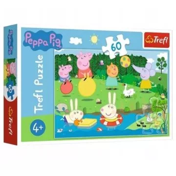 Trefl: Peppa malac Szórakozás nyáron 60 darabos puzzle
