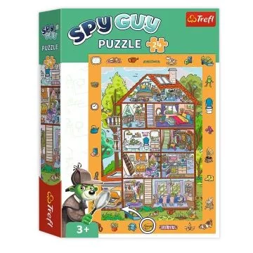 Trefl: Spy Guy Társasház nyomozós képkereső puzzle - 24 darabos