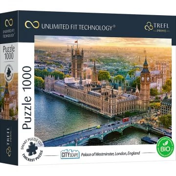 Trefl Prime: Westminster apátság - 1000 darabos kombinálható puzzle