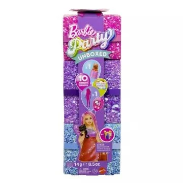 Barbie Party Reveal: Glamour meglepetés szett - Piros baba