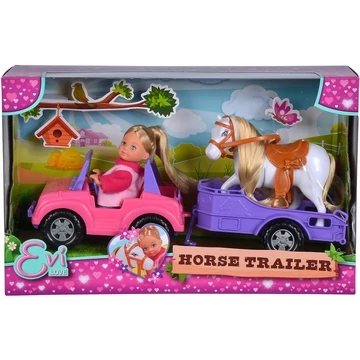 Évi baba lószállító szett