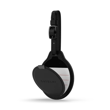 Satechi Vegan-Leather FindAll Luggage Tag - Black