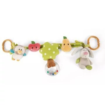 My First Nici: Babakocsicsörgő lánc 5 figurával - 40 cm