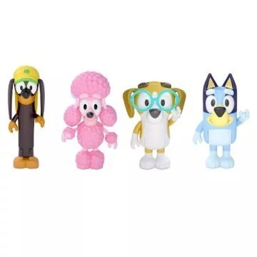 Bluey: Barátok játékfigura szett - 4 db-os