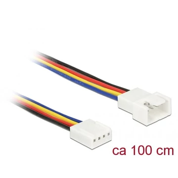 DeLock Extension Cable PWM Fan Connection 4 Pin 100cm