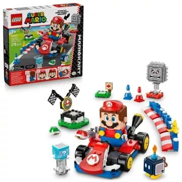 LEGO® Super Mario Mario Kart – Interaktív LEGO® Mario és Standard Kart 72043