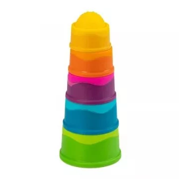 Fat Brain Toys: Puha toronyépítő bébijáték