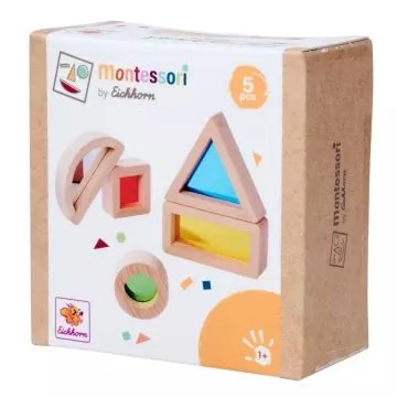 Eichhorn: Montessori fa oktató játék 5 db-os - Formarakosgató