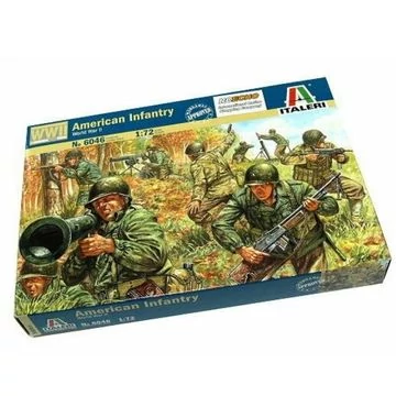Italeri: II. világháborús amerikai gyalogság, 1:72