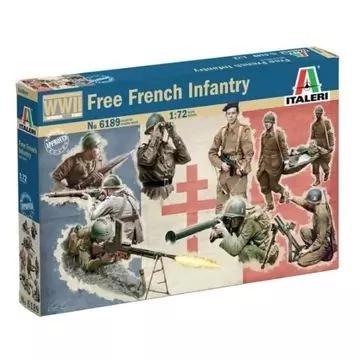 Italeri: II. világháborús szabad francia csapatok, 1:72