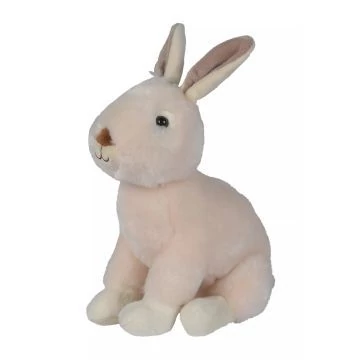 Nicotoy: Ülő plüssnyuszi - 23 cm, krémszínű