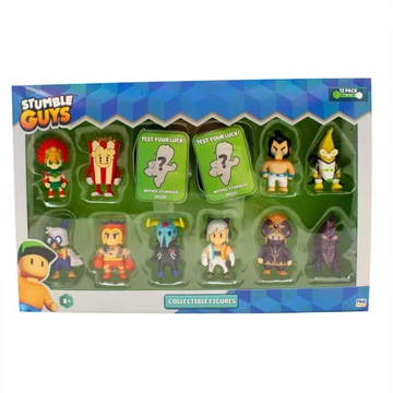 Stumble Guys meglepetés mini figura csomag, 12 db, 3. sorozat - többféle