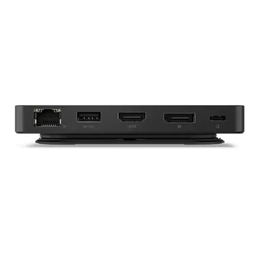 Lenovo USB-C Dual Display Travel Docking station with Adapter Black