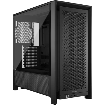 Corsair Frame 4000D számítógépház - edzett üveg, moduláris, fekete