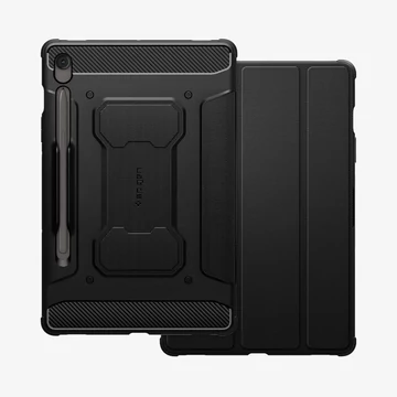 Spigen Rugged Armor Pro for Samsung Galaxy Tab S10 FE+ Tok Fekete