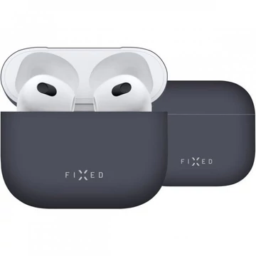 FIXED Ultravékony szilikon tok Apple Airpods Pro 3-hoz, kék