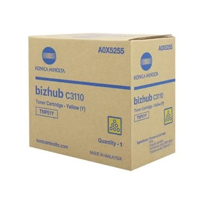 Konica Minolta Bizhub C3110 [TNP51Y] sárga eredeti toner