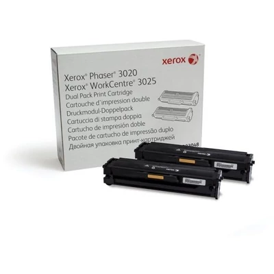 Xerox-3020 106R03048 fekete eredeti toner dupla