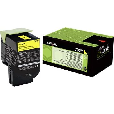 Lexmark [702Y] 70C20Y0 sárga eredeti toner