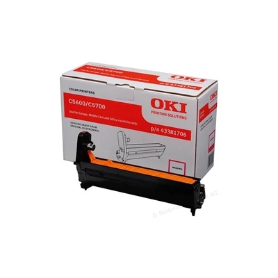 Oki [C-5600] magenta eredeti dobegység (43381706)