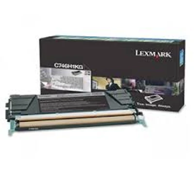 Lexmark [C74] C746H3KG fekete eredeti toner High Corporate