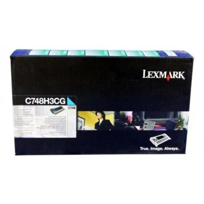 Lexmark [C74x] C748H3CG kék eredeti toner High Corporate