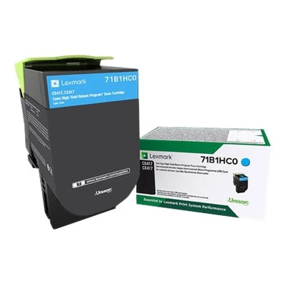 Lexmark CS417 kék eredeti toner
