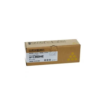 Ricoh SPC360HE sárga eredeti toner (408187)
