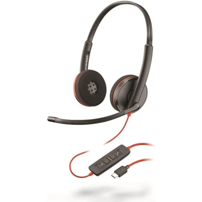 HP Poly Blackwire 3220 USB-C HS +USB-C/A fejhallgató headset