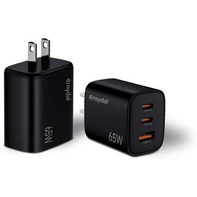 A-Data 65W GaN USB Charger Black (US)