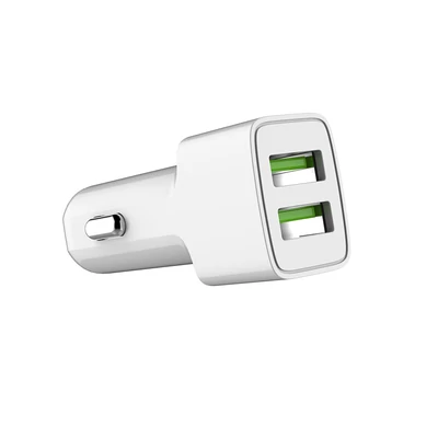 ColorWay 2USB AUTO ID 2.4A (12W) fehér Autós töltő