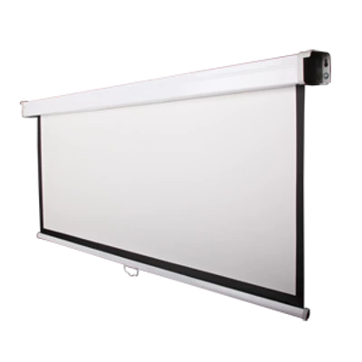 Funscreen Matt White Rollo 144x180 cm Format 4:3 fehér acél tokkal