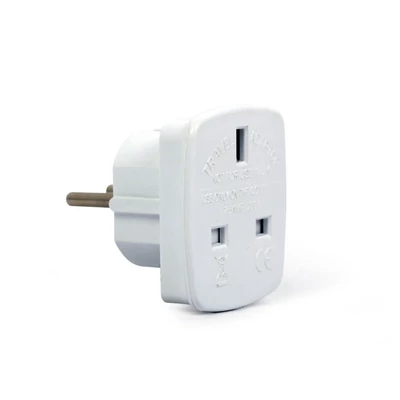 Gembird Grounded univerzális utazó adapter 20W Fehér