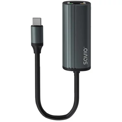 Adapter Savio AK-56 USB-C Gigabit Ethernet