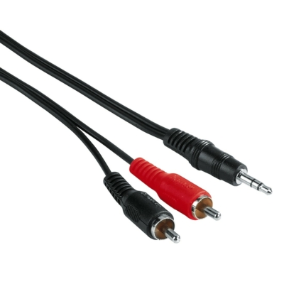Noname 3,5 jack/2RCA audio kábel 15m Black