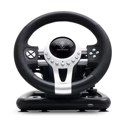 Kép 2/7 - Spirit Of Gamer Race Wheel Pro 2 USB Kormány Black/Silver