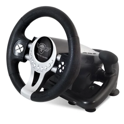 Kép 4/7 - Spirit Of Gamer Race Wheel Pro 2 USB Kormány Black/Silver