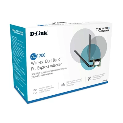 Kép 4/4 - D-Link DWA-582 Wireless AC1200 Dual Band PCI Express adapter