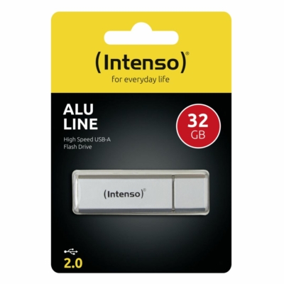 Kép 2/3 - Intenso 32GB Alu-Line USB2.0 Silver