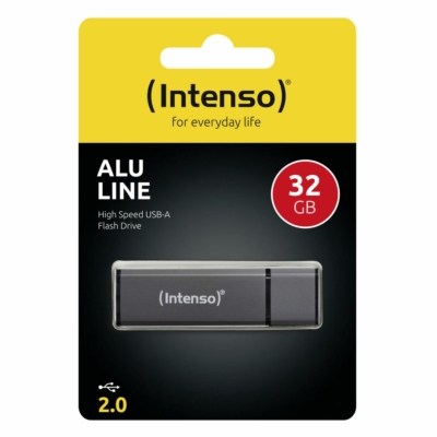 Kép 2/3 - Intenso 32GB Alu-Line USB2.0 Antracite