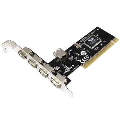 Logilink PC0028 PCI interface card USB 2.0 4+1