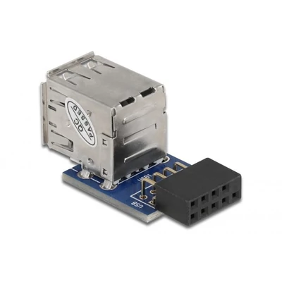 Kép 3/4 - DeLock USB pin header female > 2x USB 2.0 female up